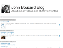Tablet Screenshot of johnboucard.com